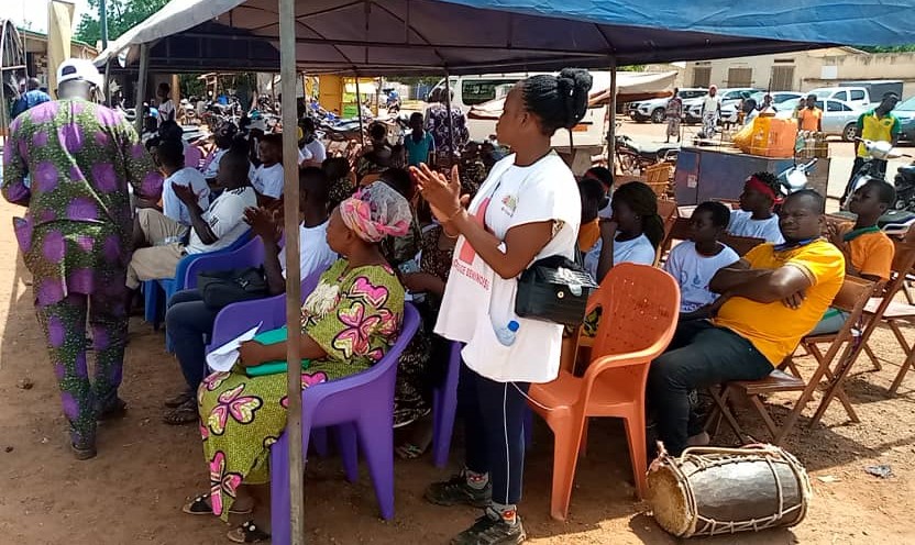 Célébration de la journée des donneurs de sang à l'hôpital Saint Jean de Dieu de Tanguieta