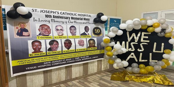 10EME  ANNIVERSAIRE DU DECES DES CONFRERES ET COLLABORATEURS DE L'HôPITAL SAINT JOSEPH DE MONROVIA